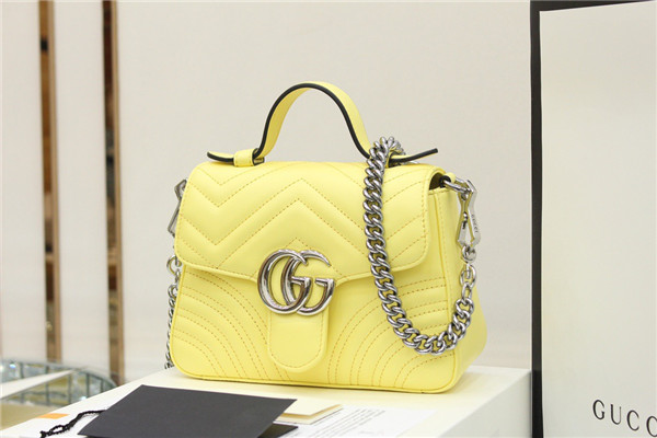 Gg Marmont Mini Top Handle Bag