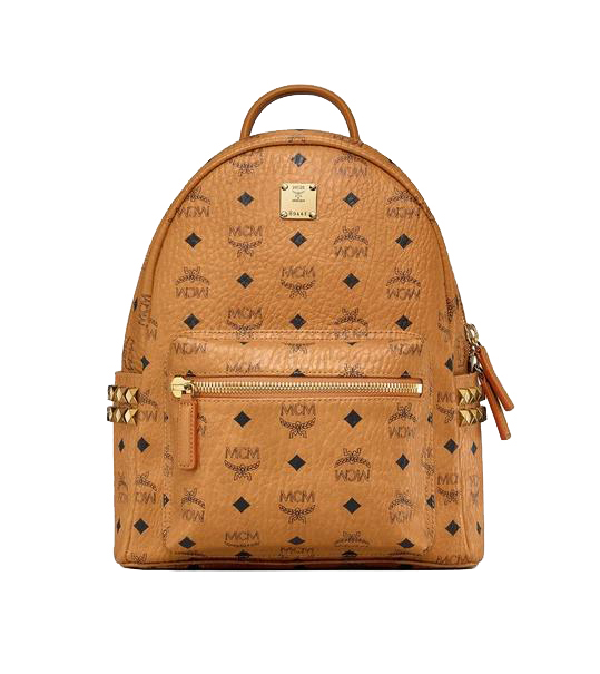 Mcm Stark Side Studs Backpack In Visetos