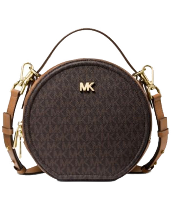 Michael Kors Delaney Medium Leather Canteen Crossbody Bag