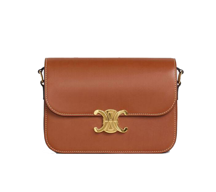 Celine Triomphe Medium Calf Leather Handbag