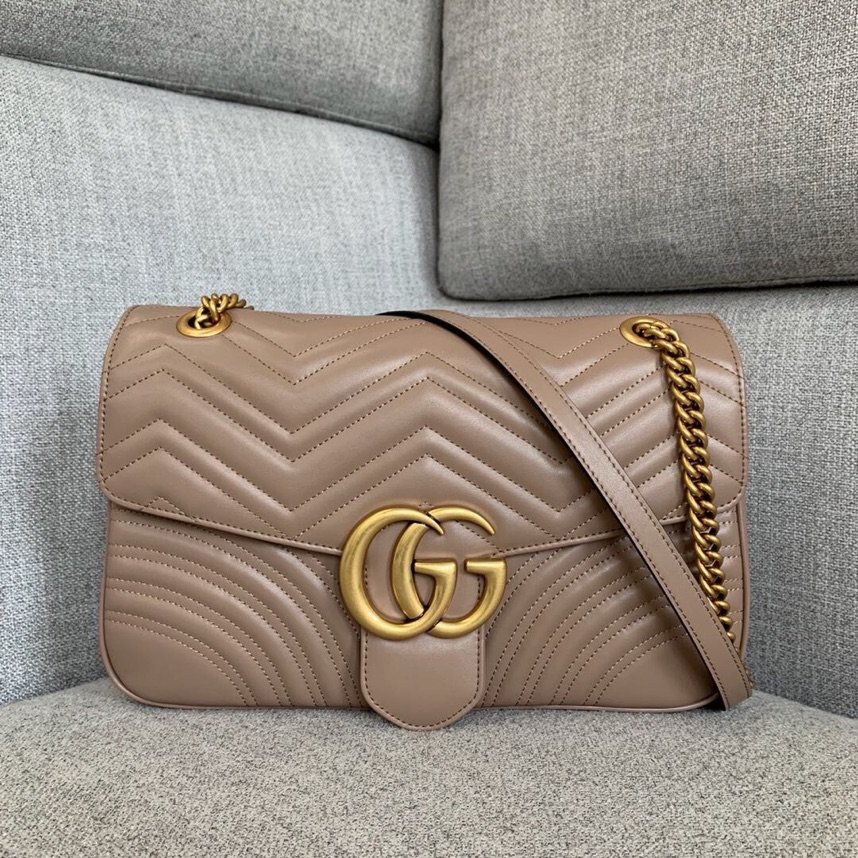 Gg Marmont Medium Matelassé Shoulder Bag