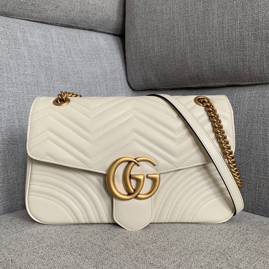 Gg Marmont Medium Matelassé Shoulder Bag