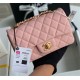  Classic Double Flap Bag Quilted Caviar 20CM