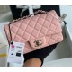  Classic Double Flap Bag Quilted Caviar 20CM