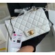  Classic Double Flap Bag Quilted Caviar 20CM