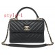 Chanel Trendy Cc Small Black Lambskin Gold Hardware