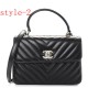 Chanel Trendy Cc Small Black Lambskin Gold Hardware