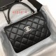 Chanel Trendy Cc Small Black Lambskin Gold Hardware