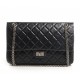 Chanel Aged Calfskin 2.55 Reissue 226 Double Flap Black