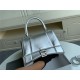 Balenciaga Hourglass XS/ Small Top Handle Bag in shiny box calfskin