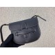 Céline Waist Black Leather Messenger Bag