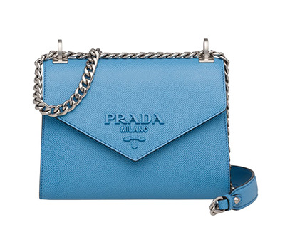 Prada Monochrome Saffiano Leather Bag