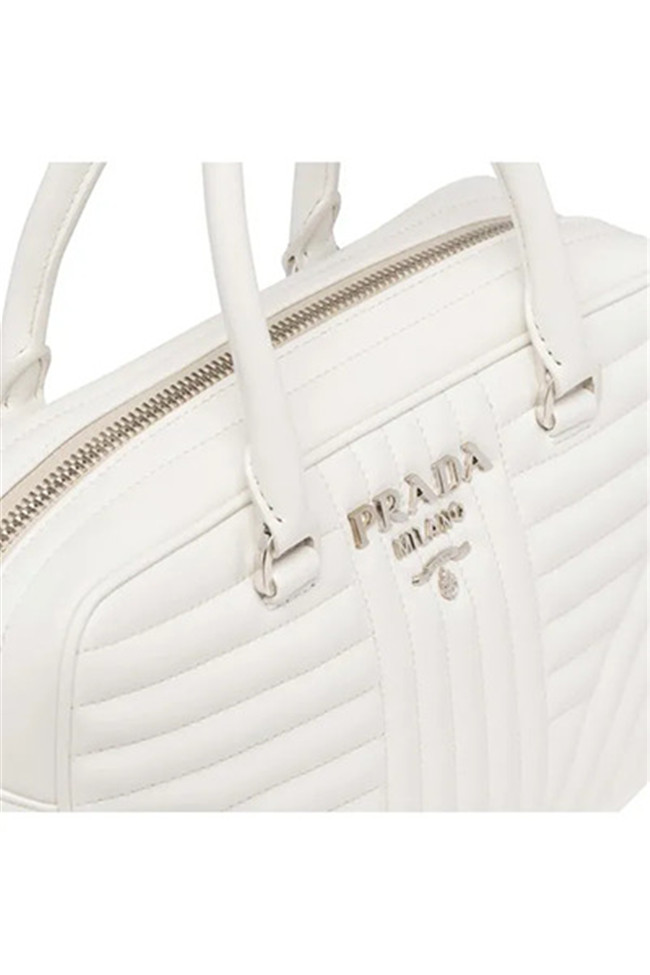 Prada Diagramme Leather Handbag