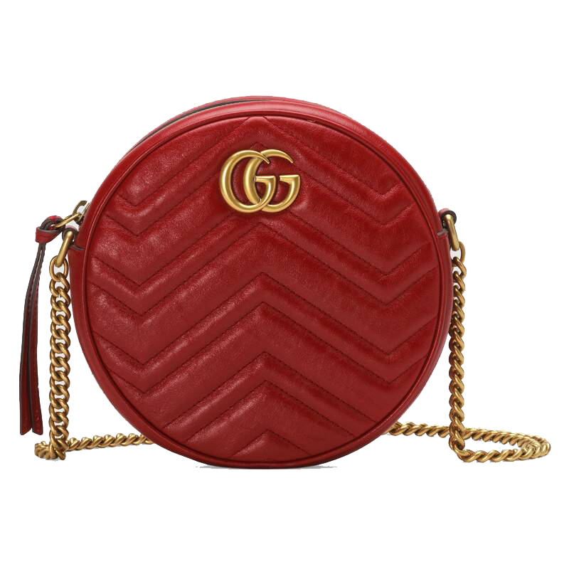 GG Marmont Mini Round Shoulder Bag