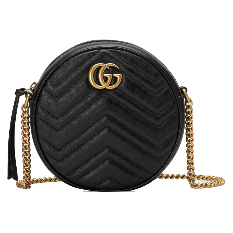 GG Marmont Mini Round Shoulder Bag