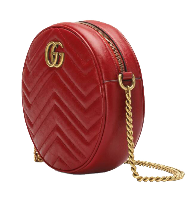 GG Marmont Mini Round Shoulder Bag