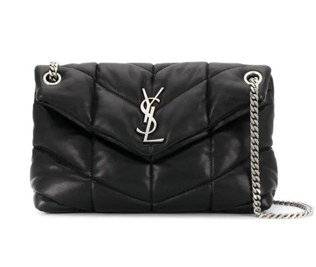 Yves Saint Laurent Ysl Loulou Puffer Small Bag In Quilted Lambskin