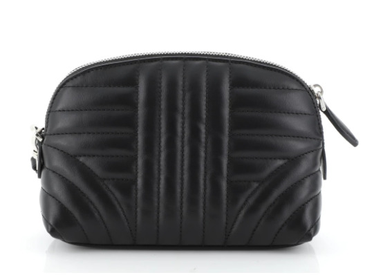 Prada Wristlet Pouch Diagramme Quilted Leather