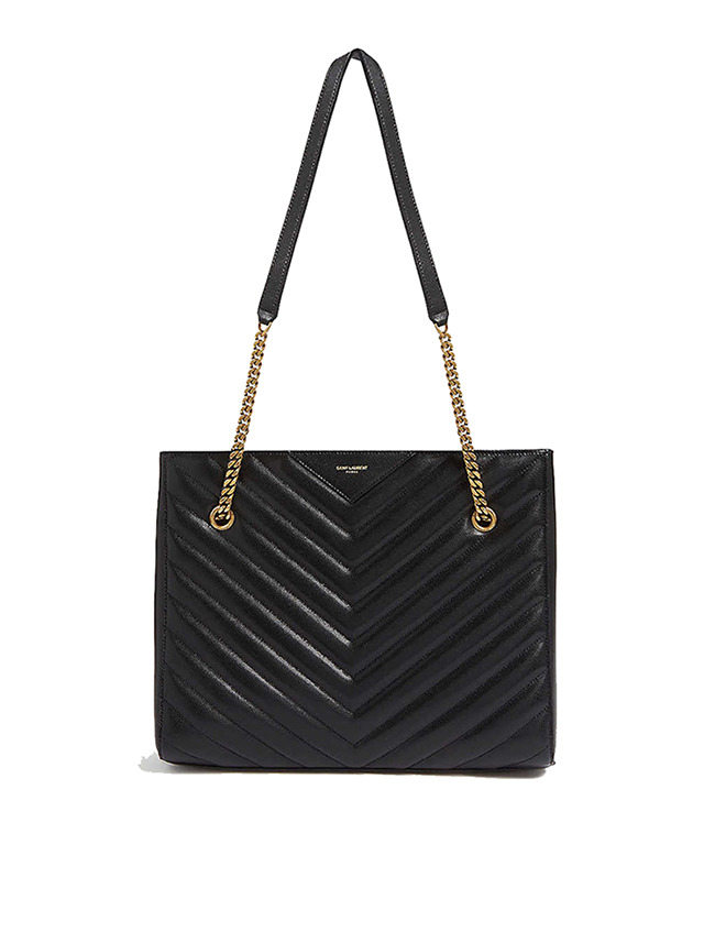 Saint Laurent Tribeca Quilted Leather Shopper