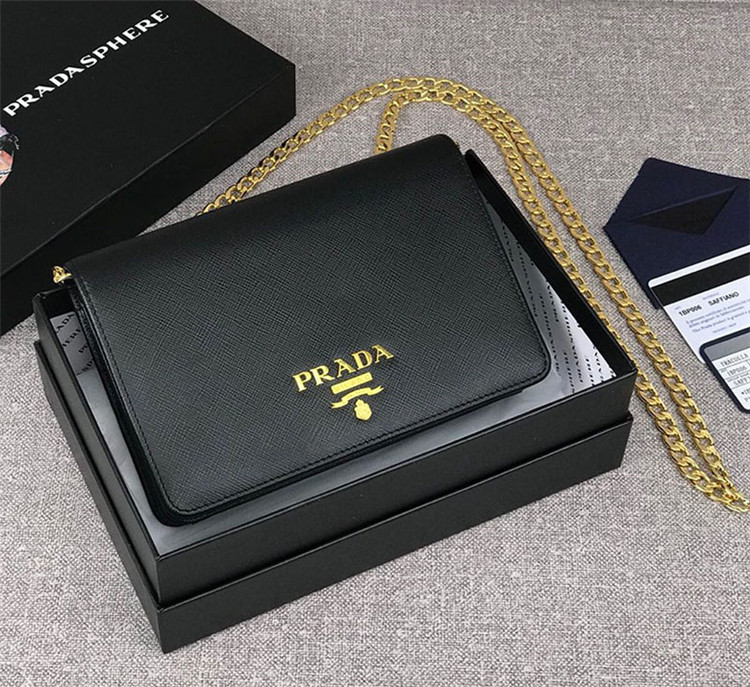 Prada Saffiano Lux Clutch 1Bp006 V Cow Nzv Cipria