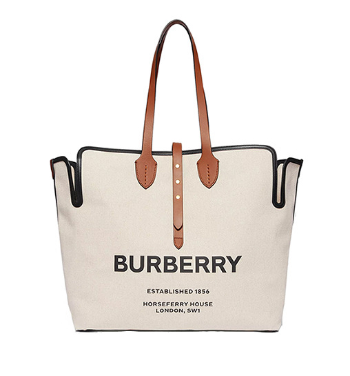 Burberry Large Soft Cotton Canvas Belt Bag
