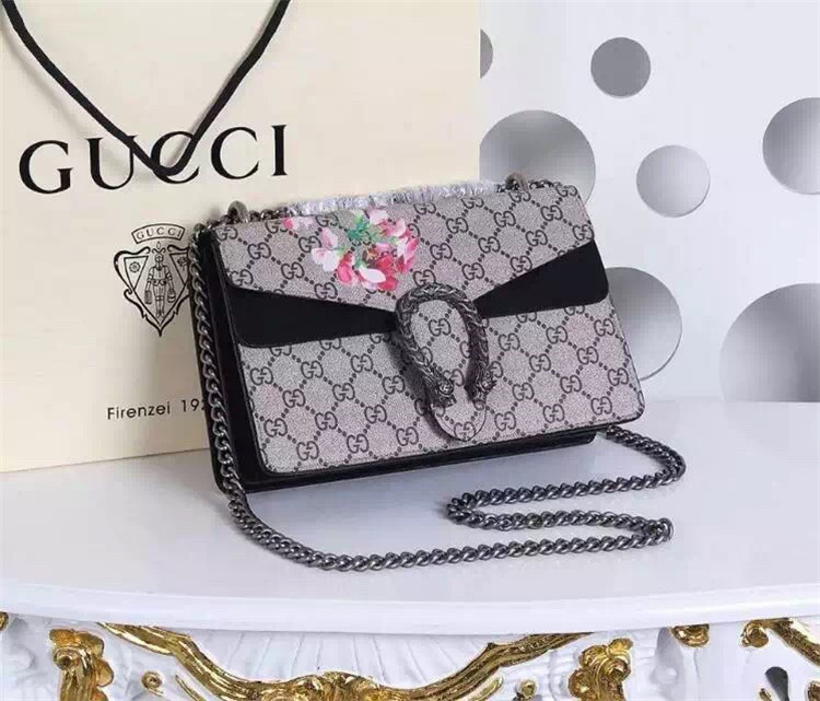 Gucci Dionysus Small Gg Blooms Shoulder Bag ‎400249 Ku23N 8693