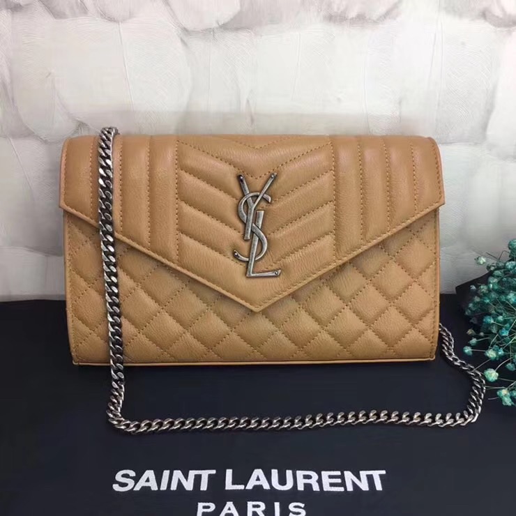 Ysl Evelope Small Bag In Mix Matelasse Grain De Poudre Embossed Leather 526286Bow921000