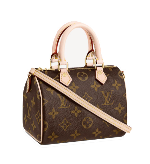 Louis Vuitton Shoulder Bag Monogram Nano-Speedy M61252