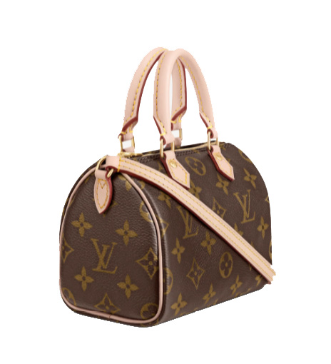 Louis Vuitton Shoulder Bag Monogram Nano-Speedy M61252