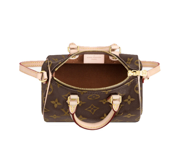 Louis Vuitton Shoulder Bag Monogram Nano-Speedy M61252