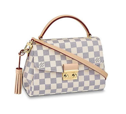 Louis Vuitton Damier Azur Canvas Croisette Hand Carry Shoulder Handbag N41581 N53000