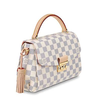 Louis Vuitton Damier Azur Canvas Croisette Hand Carry Shoulder Handbag N41581 N53000