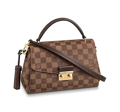 Louis Vuitton Damier Azur Canvas Croisette Hand Carry Shoulder Handbag N41581 N53000