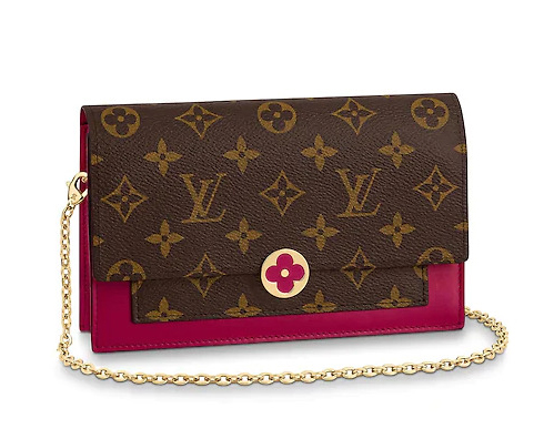 Louis Vuitton Flore Chain Wallet M67405 M67404