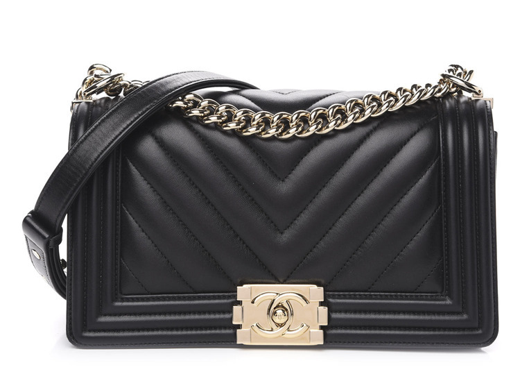 Chanel Boy Chanel Handbag 67085 V Pattern 25Cm