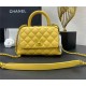 Chanel Caviar Quilted Incognito Extra Mini Coco Handle Flap