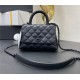 Chanel Caviar Quilted Incognito Extra Mini Coco Handle Flap