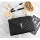 Ysl Envelope Medium Bag In Mix Matelasse Grain De Poudre Embossed Leather 487198