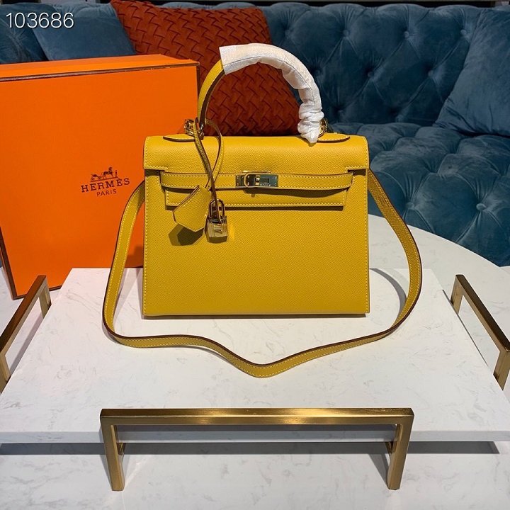 Hermes Kelly 25 Bag Coveted Gold Togo Gold Hardware