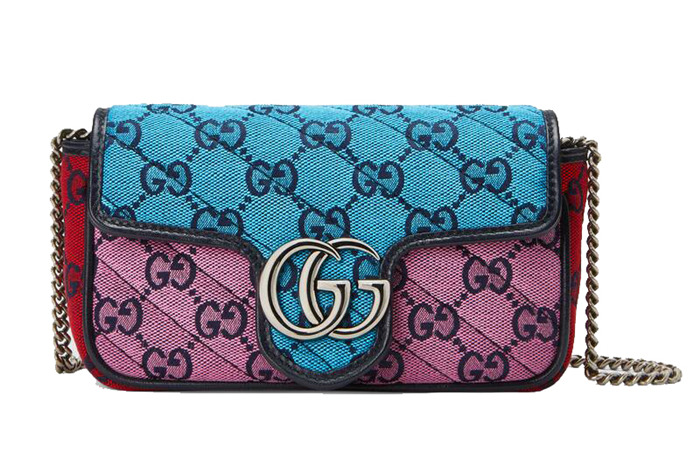 GG Marmont Multicolor super mini bag