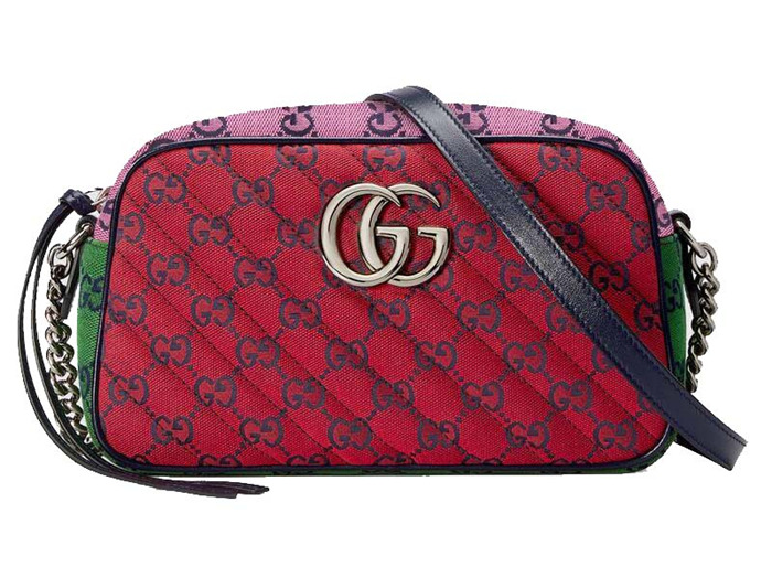 GG Marmont Multicolor small shoulder bag