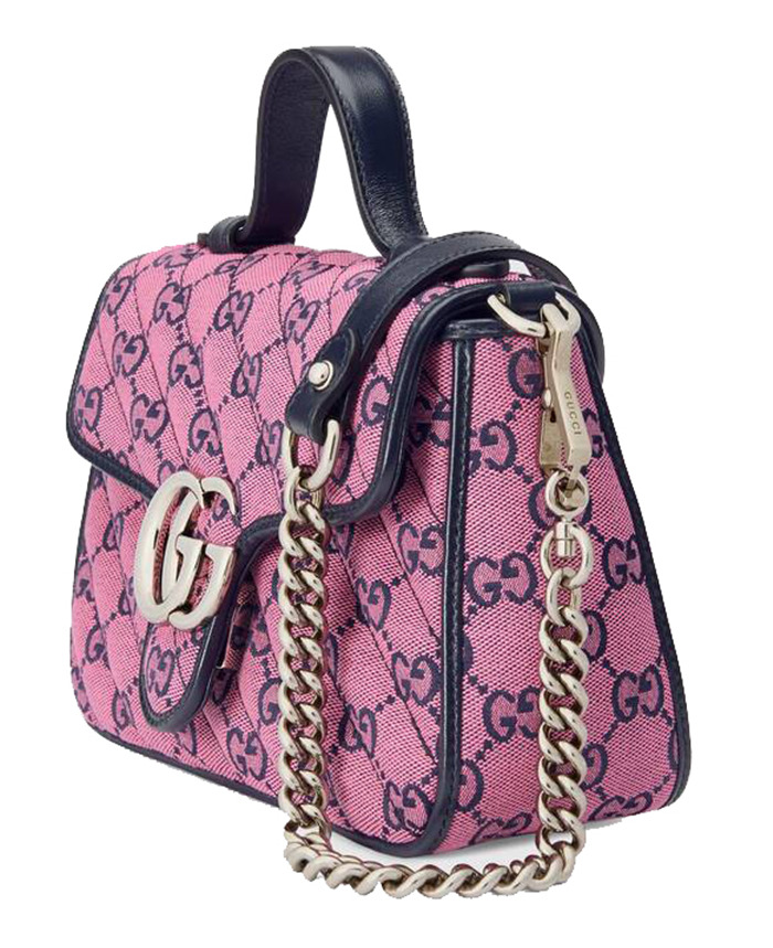 GG Marmont Multicolor mini top handle bag