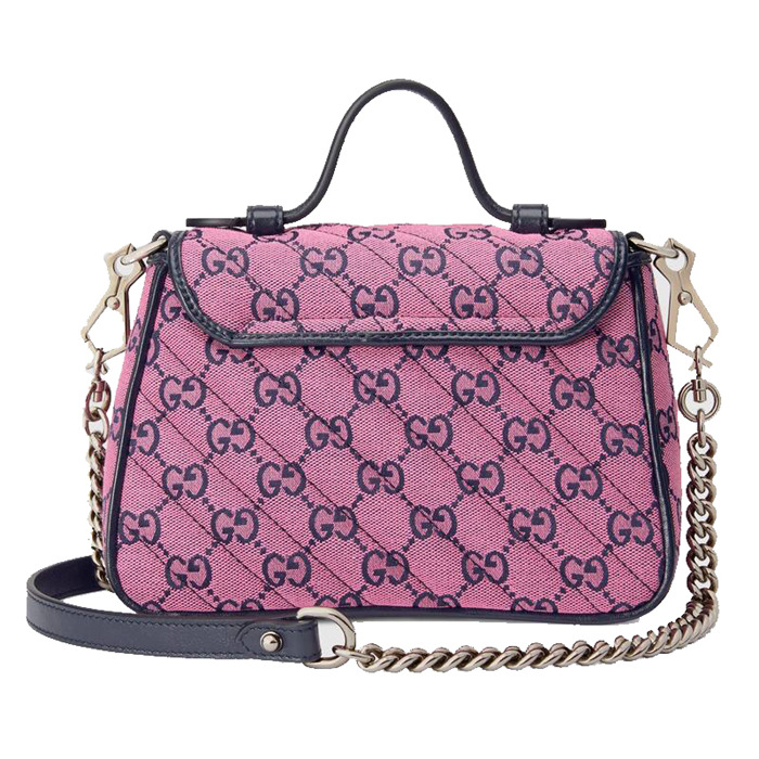 GG Marmont Multicolor mini top handle bag