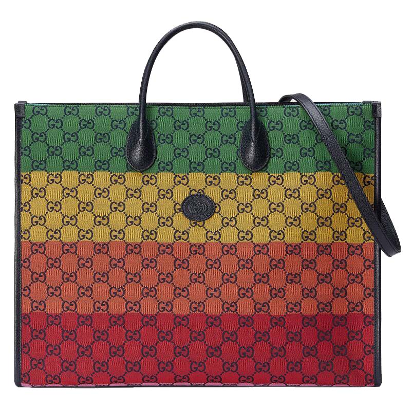 GG Multicolor small tote bag