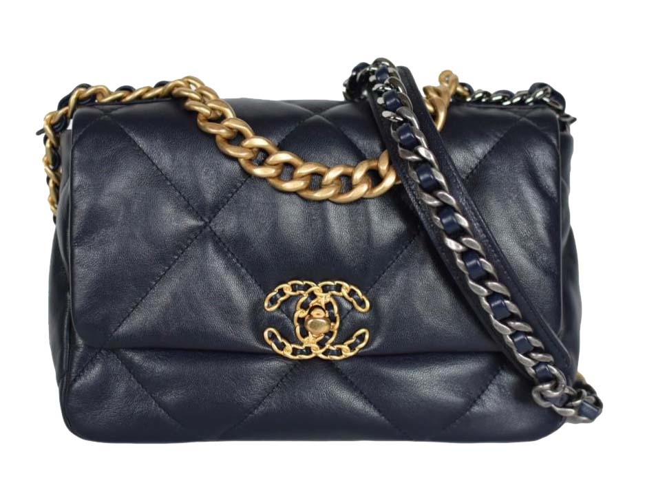 Chanel 19 Flap Bag Navy