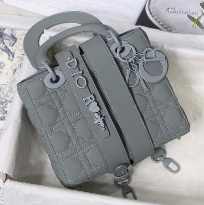 Lady Dior My ABCDior Bag Ultramatte Cannage Calfskin 