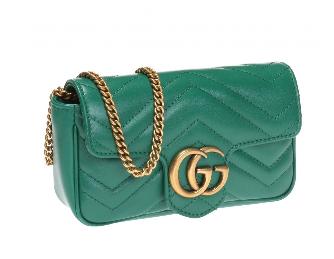 GG Marmont matelassé leather super mini bag 476433