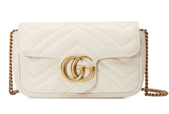 GG Marmont matelassé leather super mini bag 476433