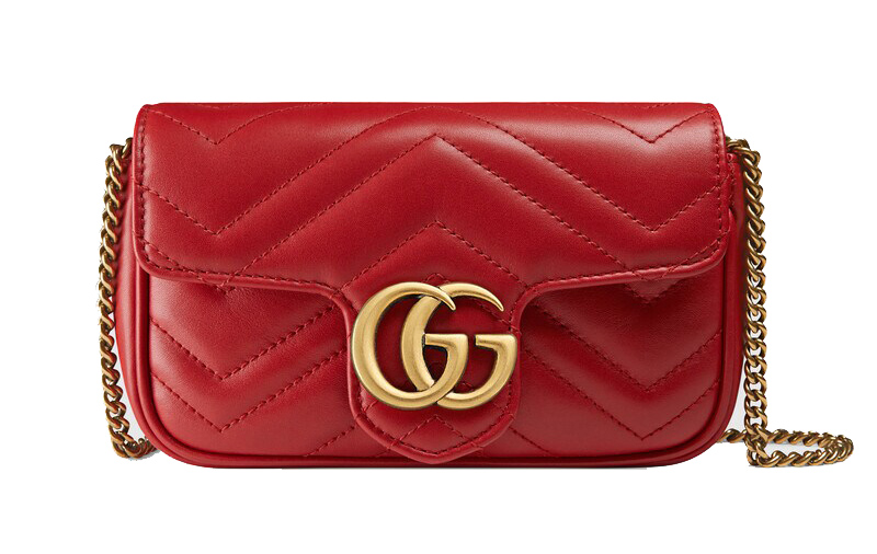 GG Marmont matelassé leather super mini bag 476433