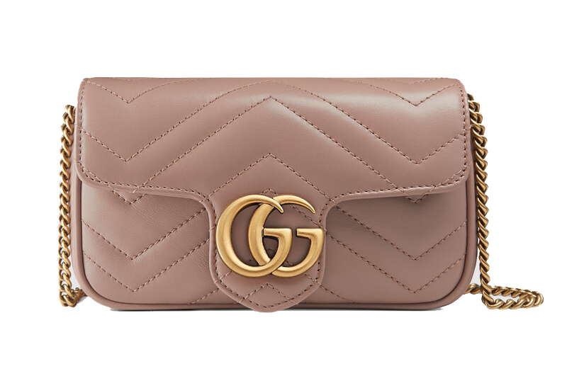 GG Marmont matelassé leather super mini bag 476433